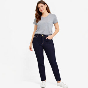 NWT Women's Nine West Dark Rinse Cigarette Mid Rise Skinny Jeans Size 10